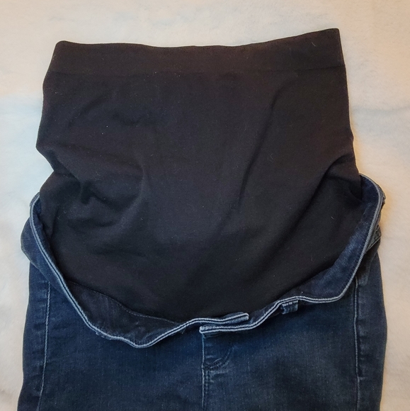 Seraphine Premium Indigo Over Bump Maternity Jeans Size 2 - Picture 12 of 16
